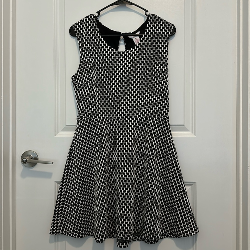 Fun black and white dress